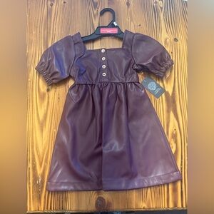 Vince Camuto faux  Leather Dress